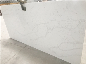 Kitchen Bathroom White Quartz Slabs