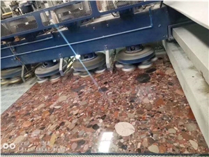 Polished Rain Pebble Granite Stone Pattern Slabs