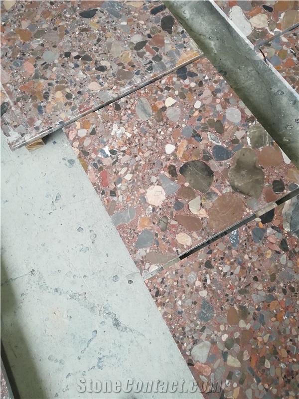 Rhodium Bahia Granito Rain Pebble Granite Stone