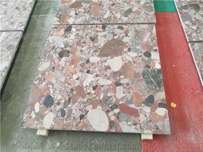 Rosso Marinace Multi Colorful Outdoor Granite Tile