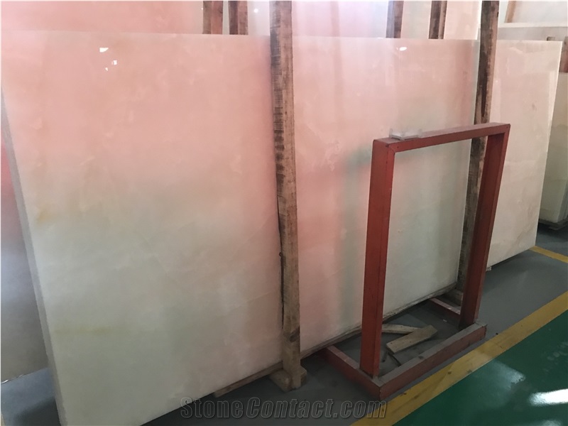 Super White Backlighting Onyx Stone Wall Tile