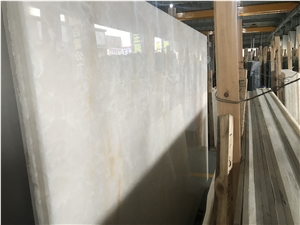Super White Backlighting Onyx Stone Wall Tile