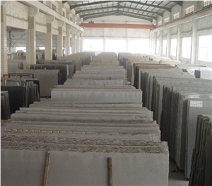 Wave White Granite, White Mist Granite Slab