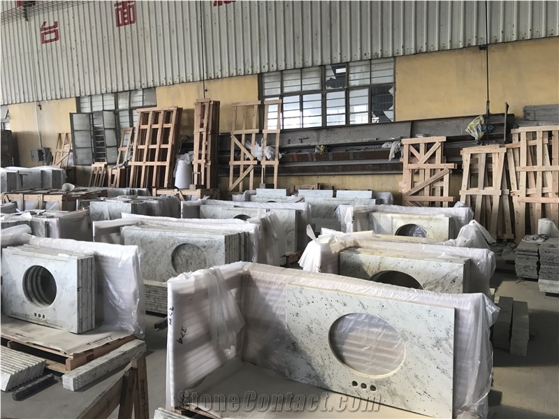 White Granite Countertop,Sri Lanka Andromeda Tops
