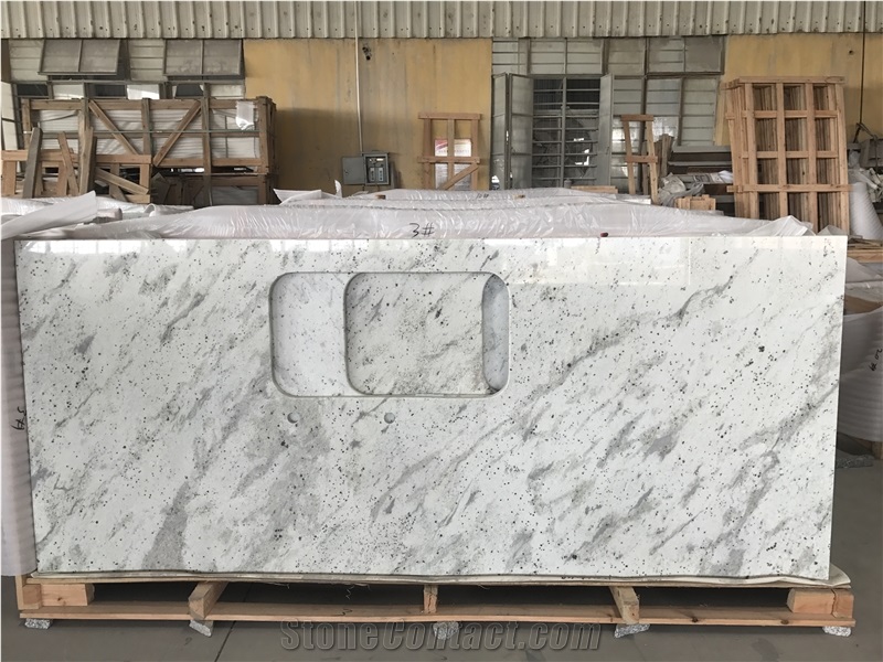 White Granite Countertop,Sri Lanka Andromeda Tops