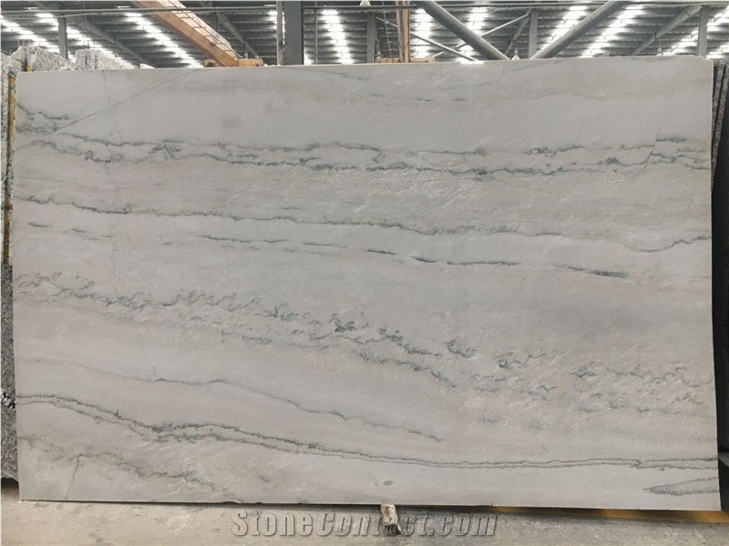 White Macaubas Quartzite Slab
