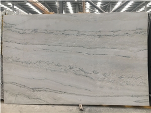 White Macaubas Quartzite Slab