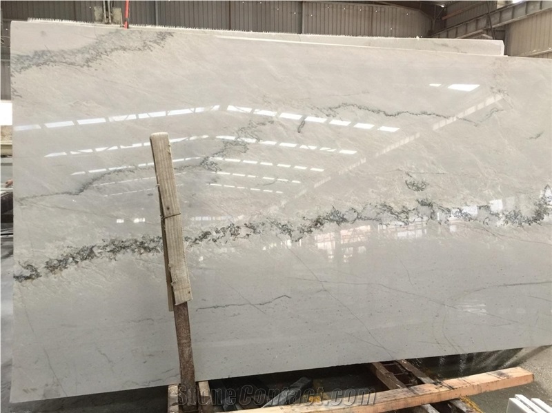 White Macaubas Quartzite Slab