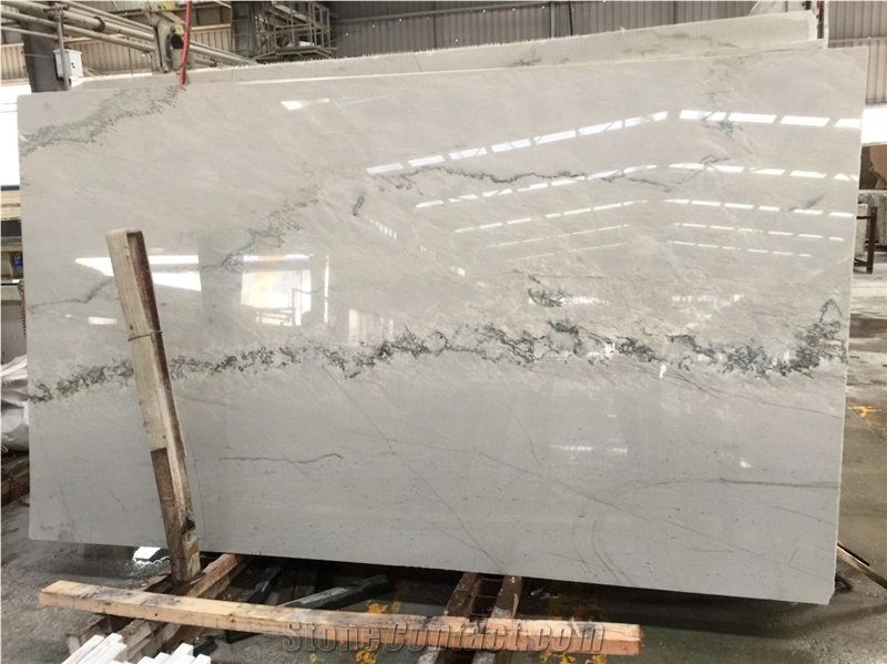 White Macaubas Quartzite Slab