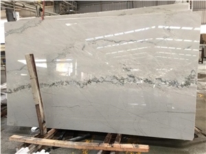 White Macaubas Quartzite Slab