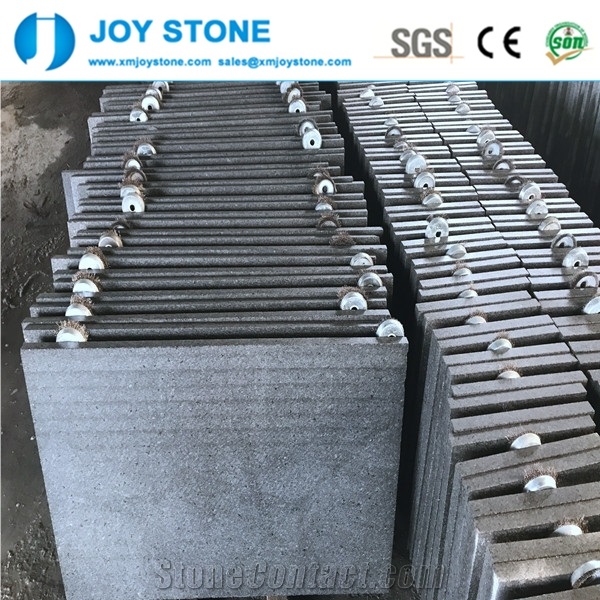 China Natural Hainan Black Basalt Stone Tile