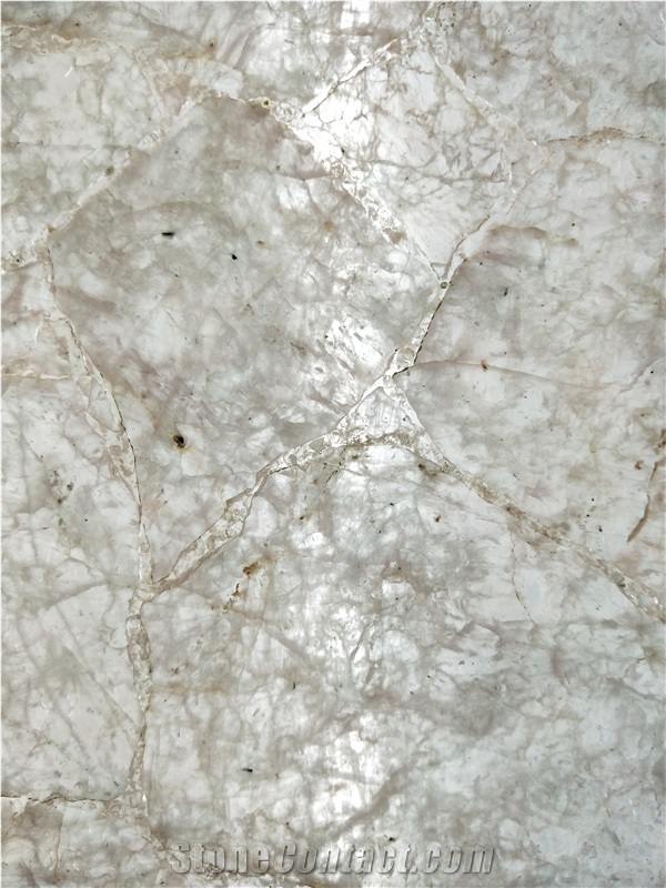 White Quartz Slab,White Crystal Gem Stone Tile