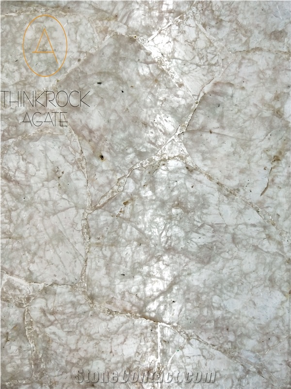 White Quartz Slab,White Crystal Gem Stone Tile