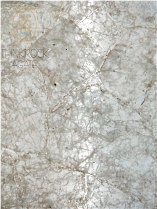 White Quartz Slab,White Crystal Gem Stone Tile