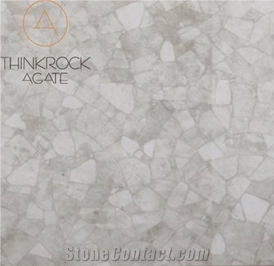 White Quartz Slab,White Crystal Gem Stone Tile