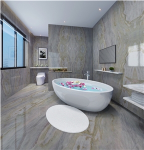 Magic Seaweed Green Marble Slabs Bathroom Tiles