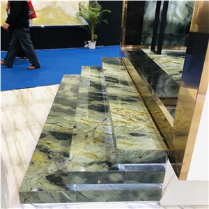Popular Peacock Green for Garden Steps