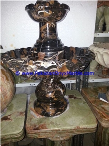 Black and Gold Marble Water Fountain New Designs