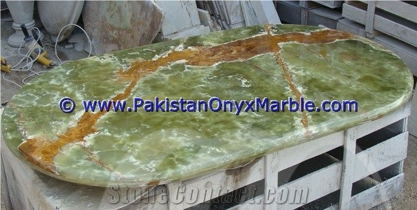 Dark Green Onyx Counter Tops, Kitchen Island Tops