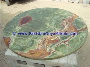Dark Green Onyx Table Tops Collections