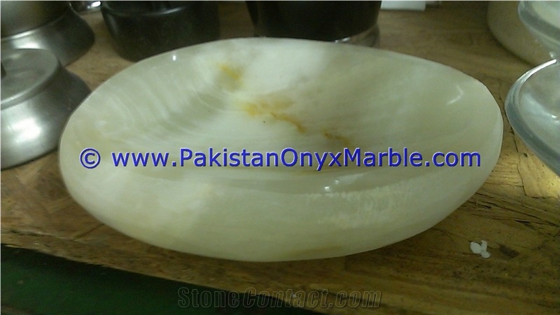 Green Onyx Oval Shaped Sinks Basins Collection