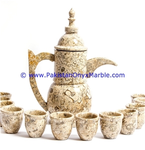 Jungle Green Marble Tea Set Kava Tea Cups Sets Green Tea Sets