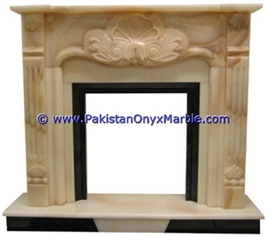 Light Green Onyx Fireplaces