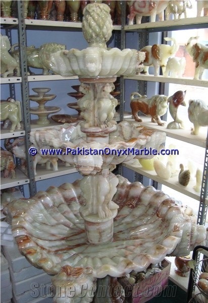 Light Green Onyx Fountains
