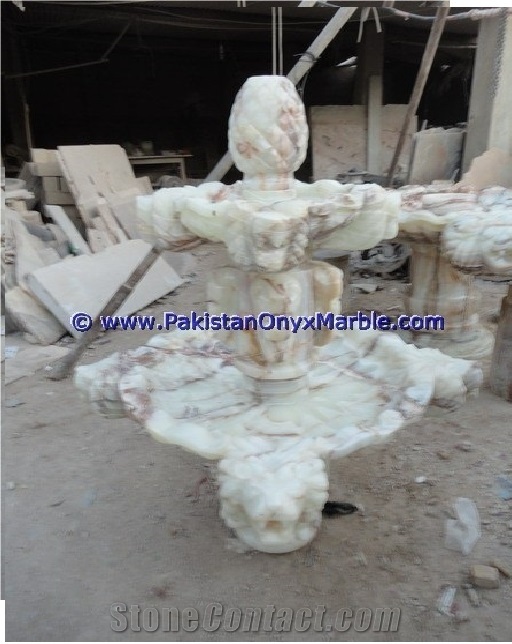 Light Green Onyx Fountains