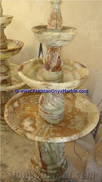 Light Green Onyx Fountains