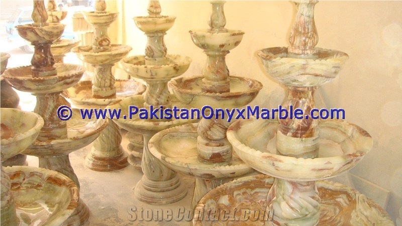 Light Green Onyx Fountains