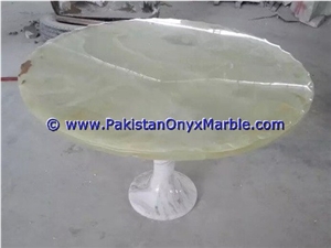 Light Green Onyx Table Tops Collections