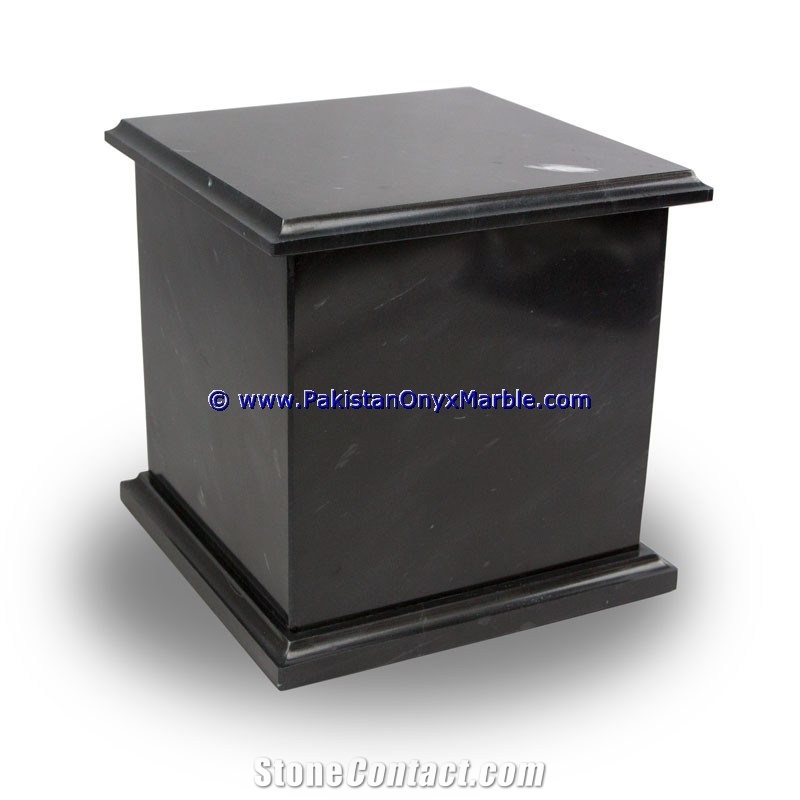 Marble Bathroom Accessories Set Jet Black Tumbler