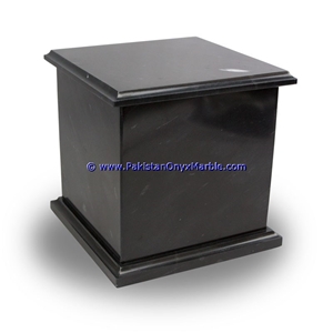 Marble Bathroom Accessories Set Jet Black Tumbler