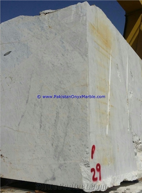 Marble Blocks Afghan White Marble Natural Stone