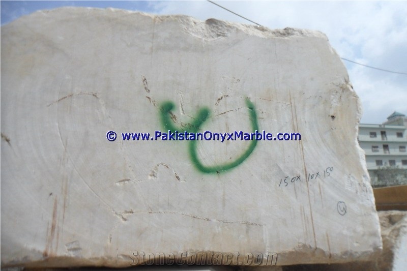Marble Blocks Afghan White Marble Natural Stone
