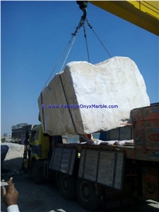Marble Blocks Ziarat White Carrara White Marble