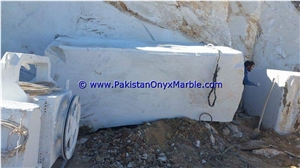 Marble Blocks Ziarat White Carrara White Marble