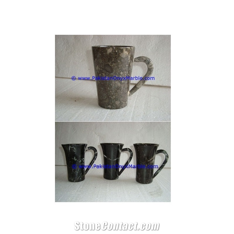 Marble Coffee Cups Mugs Handcarved Natural Stone