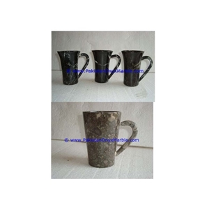 Marble Coffee Cups Mugs Handcarved Natural Stone