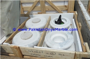 Marble Columns Pillars Bases Ziarat White Marble