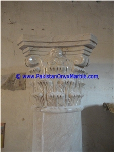 Marble Columns Pillars Tops Verona Sahara Beige