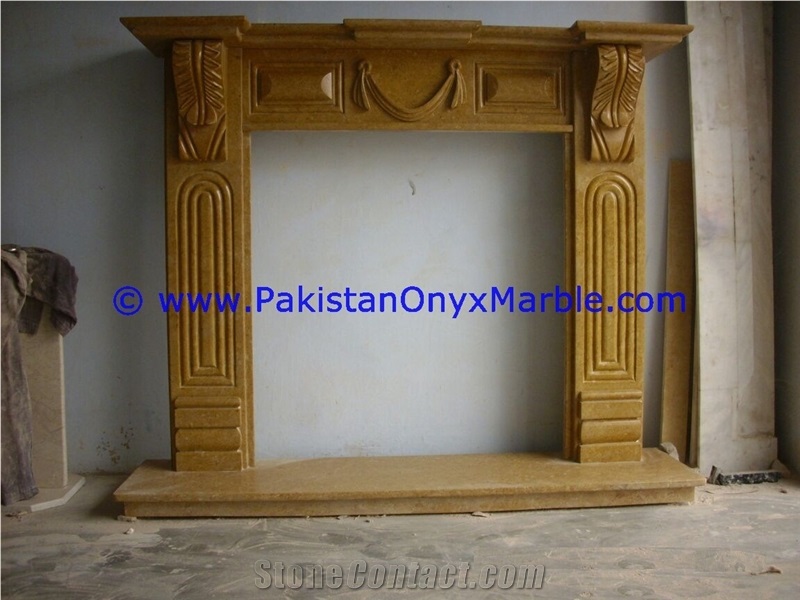 Marble Fireplaces Indus Gold Marble