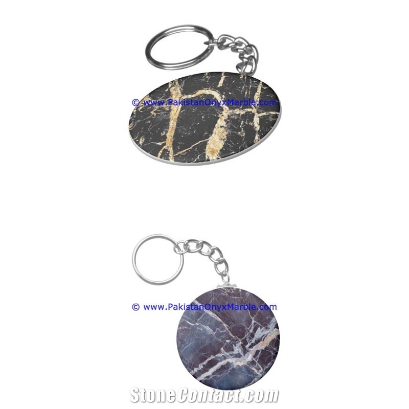 Marble Keychains Animals Ball Heart Egg
