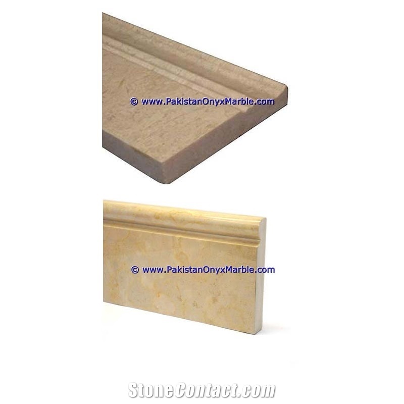 Marble Molding Baseboard Threshold Verona Sahara