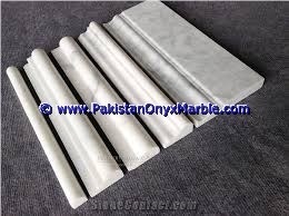 Marble Molding Chair Rail Ziarat Carrara White