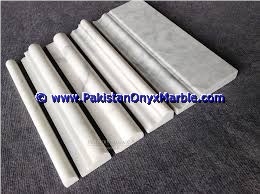 Marble Molding Chair Rail Ziarat Carrara White