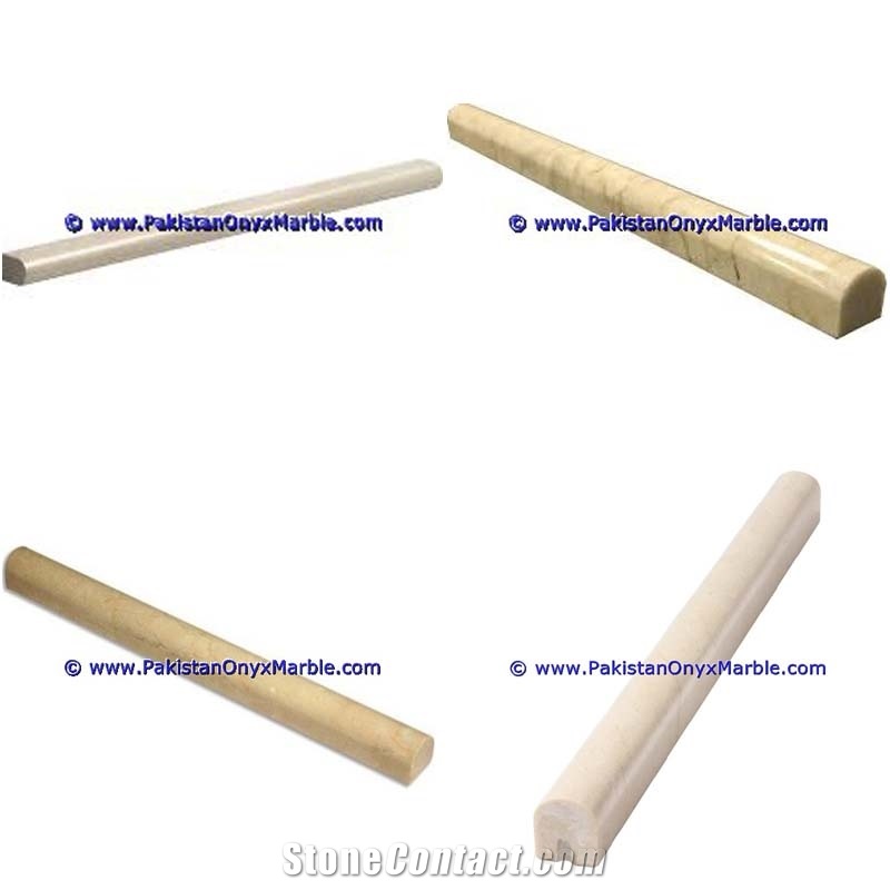 Marble Molding Pencil Liner Rail Verona Sahara