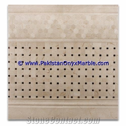 Marble Molding Pencil Liner Rail Verona Sahara