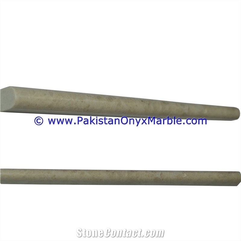 Marble Molding Pencil Liner Rail Verona Sahara